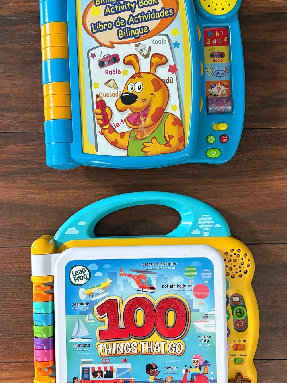 LeapFrog 100 Things That Go Learning Book - Blue & Yellow